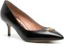 Moschino Pema leren pumps Zwart - Thumbnail 2