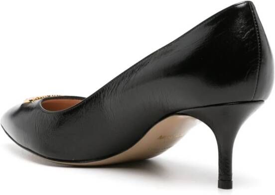 Moschino Pema leren pumps Zwart