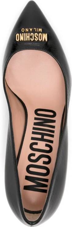 Moschino Pema leren pumps Zwart