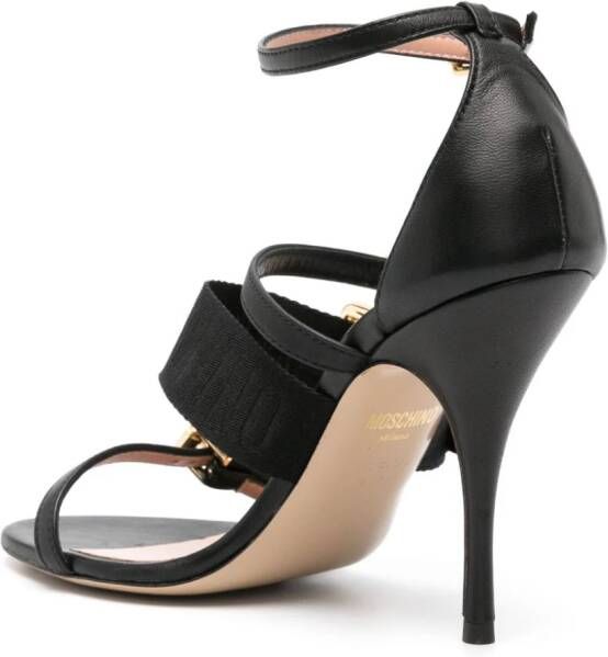 Moschino Sandalen met gespbandje Zwart