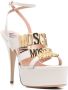 Moschino Sandalen met plateauzool Beige - Thumbnail 2