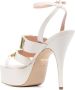 Moschino Sandalen met plateauzool Beige - Thumbnail 3