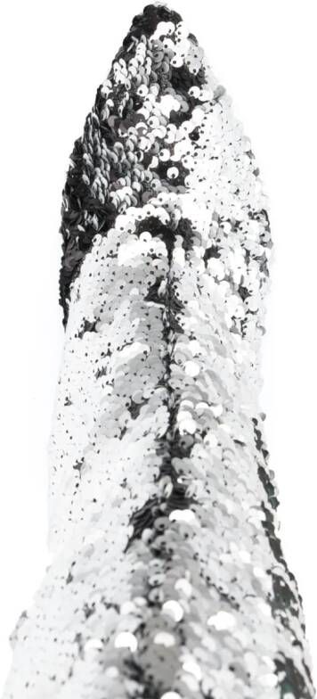 Moschino Sandalen verfraaid met pailletten Zwart