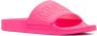 Moschino Slippers met logo-reliëf Roze - Thumbnail 2