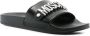 Moschino Slippers met logoplakkaat Zwart - Thumbnail 2