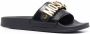 Moschino Slippers met logoplakkaat Zwart - Thumbnail 2