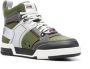 Moschino Sneakers met colourblocking Groen - Thumbnail 2
