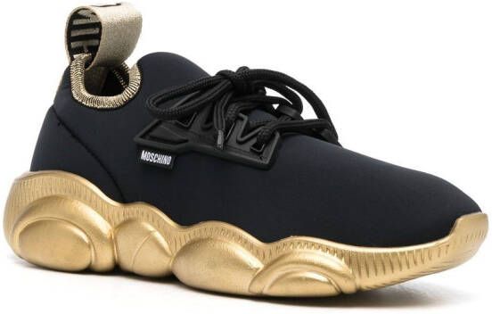 Moschino Sneakers met logoband Zwart - Foto 3