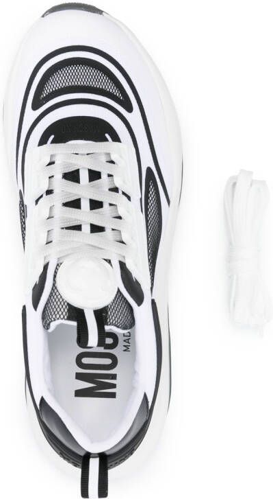 Moschino Sneakers met vlakken Wit
