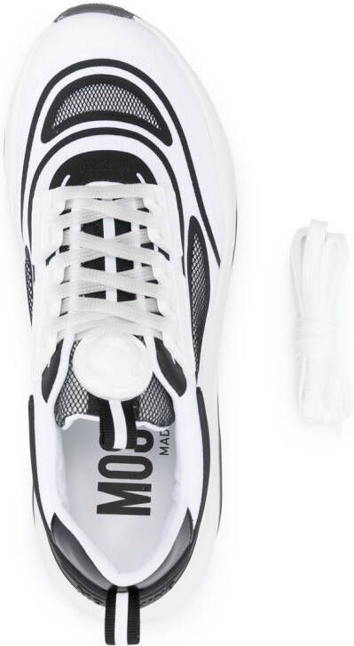 Moschino Sneakers met vlakken Wit