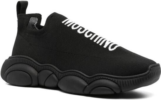 Moschino Teddy low-top sneakers Zwart