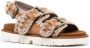 Mou Bio gehaakte sandalen Bruin - Thumbnail 2