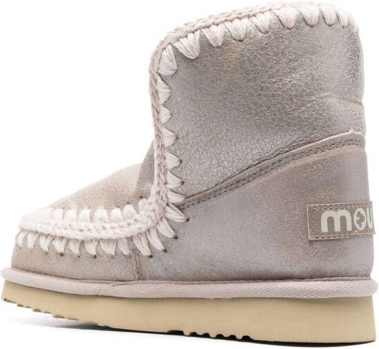 Mou Enkellaarzen Beige