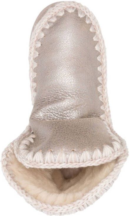 Mou Enkellaarzen Beige
