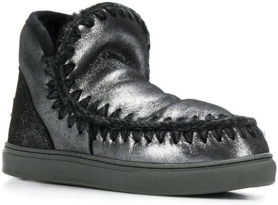 Mou Eskimo metallic laarzen Grijs