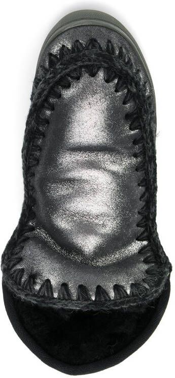 Mou Eskimo metallic laarzen Grijs