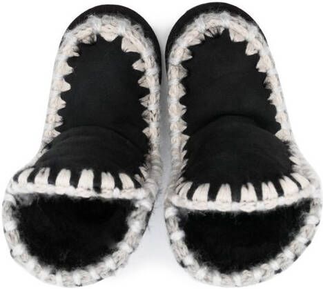 Mou Kids Eskimo enkellaarzen Zwart
