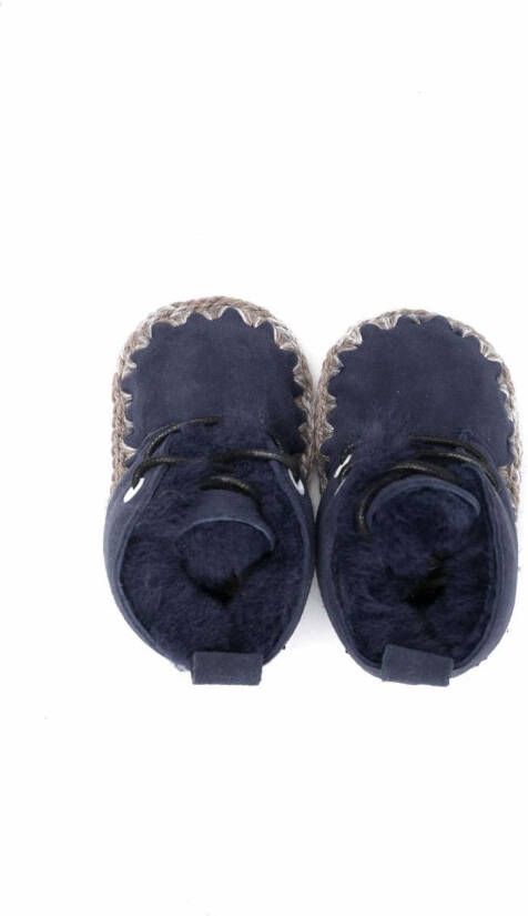 Mou Kids Lammy laarzen Blauw