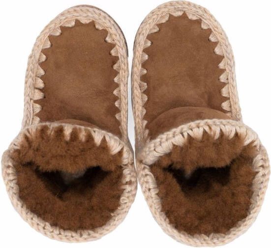 Mou Kids Lammy winterlaarzen Bruin