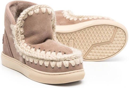 Mou Kids Suède winterlaarzen Beige