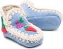 Mou Kids Summer Eskimo laarzen met gehaakt detail Blauw - Thumbnail 2