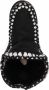 Mou Winterlaarzen met stikseldetail dames suède rubber Schapenhuid Shearling 36 Zwart - Thumbnail 4