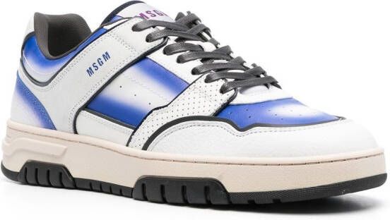 MSGM Sneakers van kalfsleer Blauw