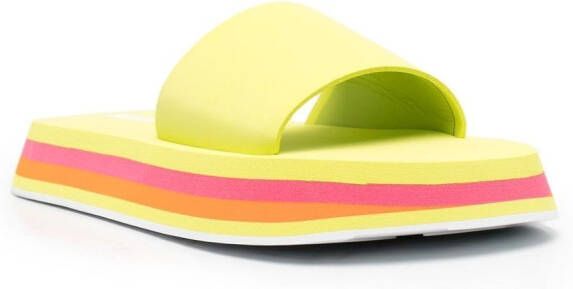 MSGM Chunky slippers Groen