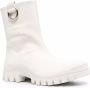 MSGM Enkellaarzen met ronde neus Wit - Thumbnail 2