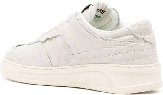 MSGM Fantastic Green leren sneakers Beige