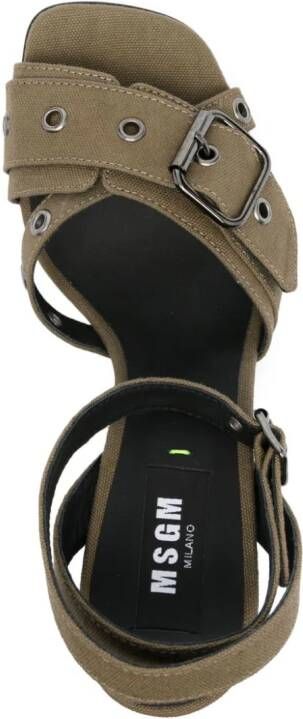 MSGM Iconic 95 sandalen Groen