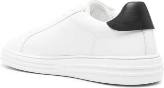 MSGM Iconic leren sneakers Wit