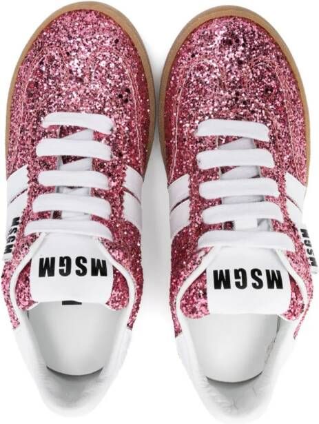 MSGM Kids Retro sneakers Roze