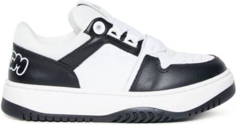 MSGM Kids Sneakers met colourblocking Zwart