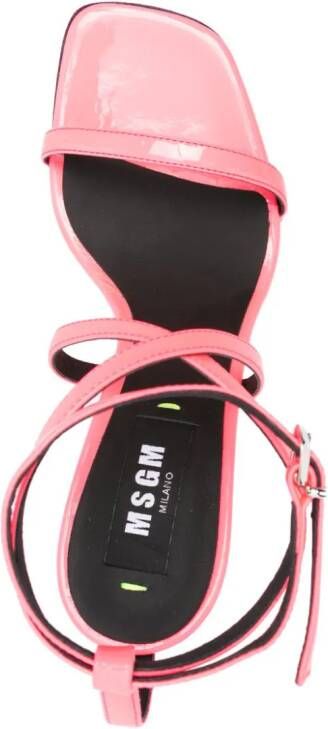 MSGM Leren sandalen Roze