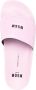 MSGM Slippers met logoprint Roze - Thumbnail 4