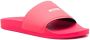 MSGM Slippers met logoprint Roze - Thumbnail 2
