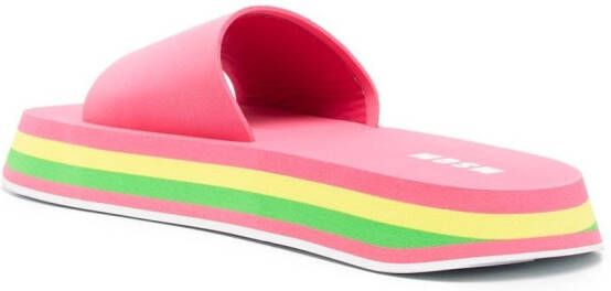 MSGM Sandalen met open neus Roze