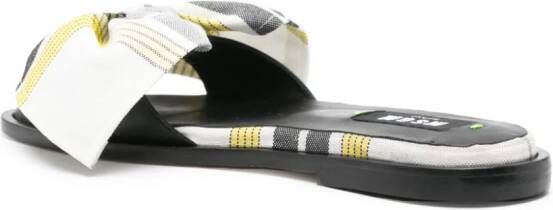 MSGM Sandalen met strikdetail Wit