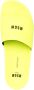 MSGM Slippers met logoprint Geel - Thumbnail 4