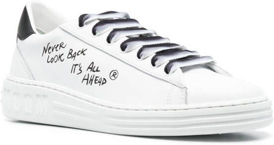 MSGM Leren sneakers Wit