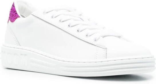 MSGM Sneakers met contrasterende hak Wit