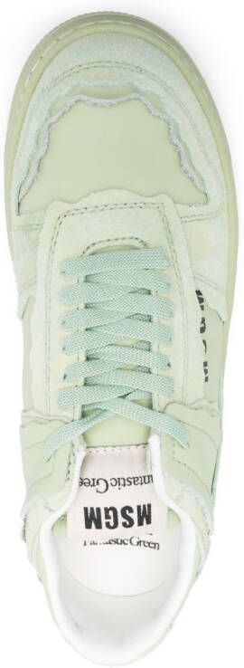 MSGM Sneakers met vlakken Groen