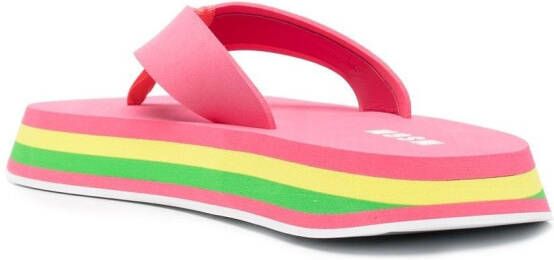 MSGM Teenslippers met bandje Roze