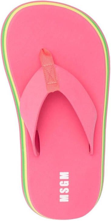 MSGM Teenslippers met bandje Roze