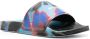 MSGM Slippers met tie-dye print Blauw - Thumbnail 2