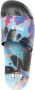 MSGM Slippers met tie-dye print Blauw - Thumbnail 4