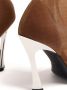 Mugler Fang 95 mesh laarzen Bruin - Thumbnail 4