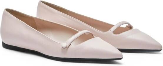 Nº21 Ballerina's met puntige neus Beige