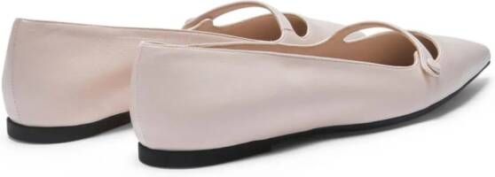 Nº21 Ballerina's met puntige neus Beige